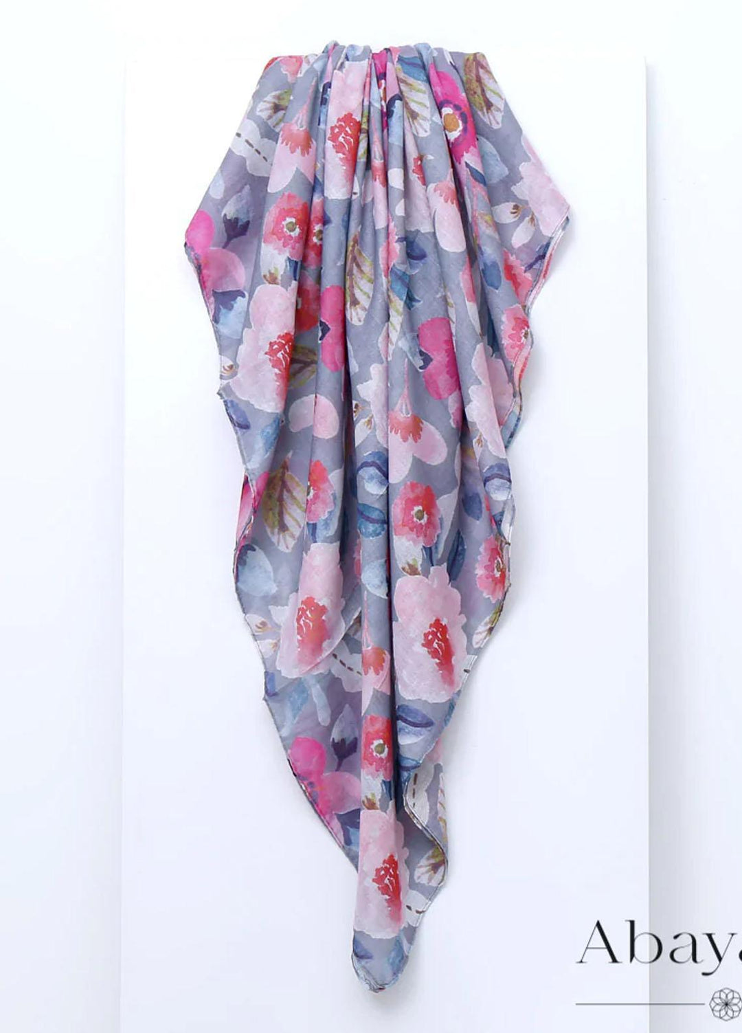 Abaya pk    Hijab ABA22HJ Wild Orchids - Grey - Women Hijabs