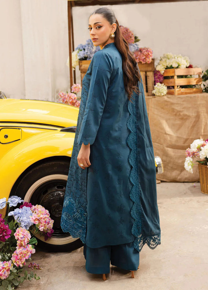 Twilight by Mahnur Embroidered Lawn Suits Unstitched 3 Piece MN25T D-02A Ciara - Summer Collection
