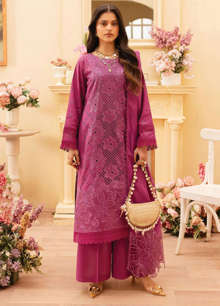 Twilight by Mahnur Embroidered Lawn Suits Unstitched 3 Piece MN25T D-03A Anastasia - Summer Collection