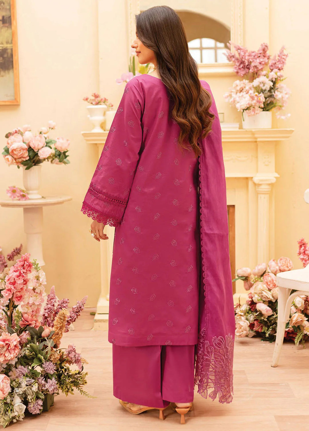 Twilight by Mahnur Embroidered Lawn Suits Unstitched 3 Piece MN25T D-03A Anastasia - Summer Collection