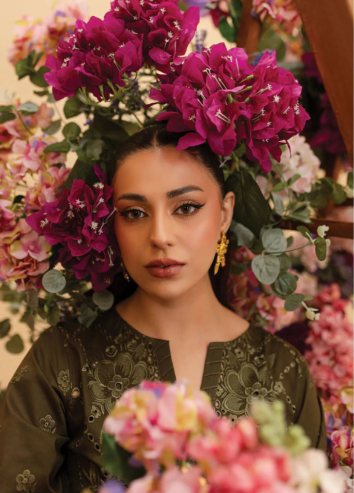 Twilight by Mahnur Embroidered Lawn Suits Unstitched 3 Piece MN25T D-03B Valeria - Summer Collection