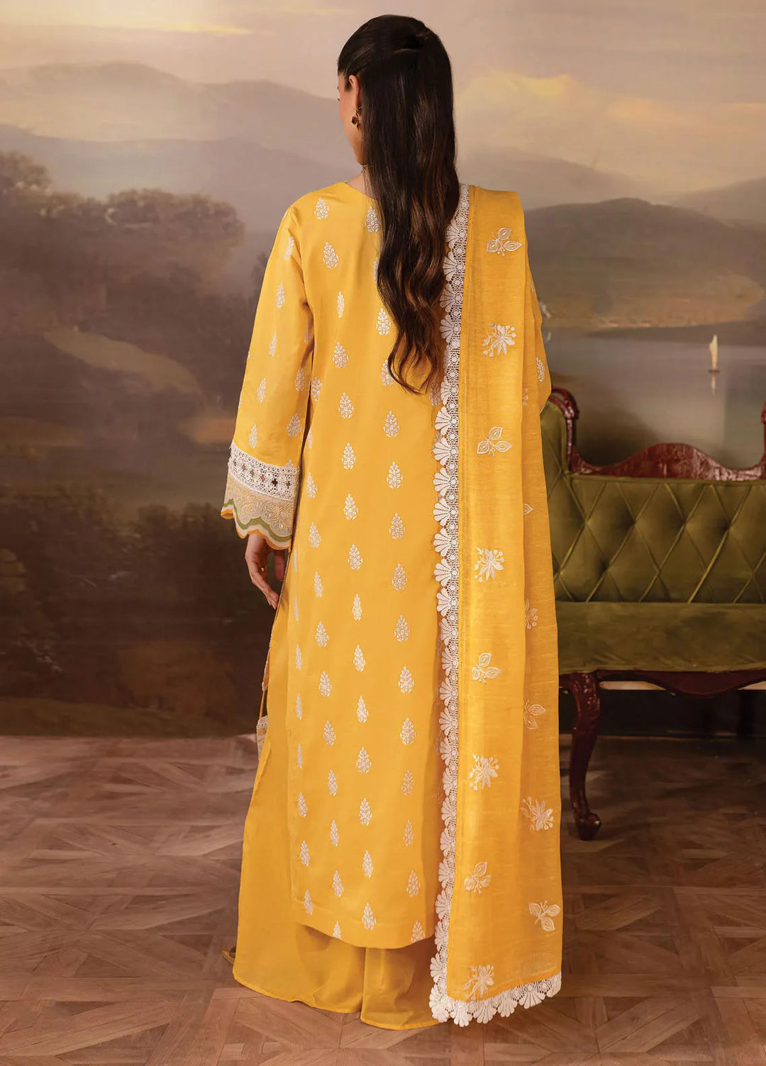 Twilight by Mahnur Embroidered Lawn Suits Unstitched 3 Piece MN25T D-06A Zenia - Summer Collection