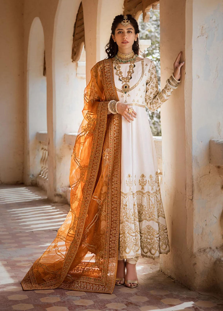 Umaima By Erum Khan Embroidered Raw Silk Suits Unstitched 3 Piece EK23U GHAZAL - Eid Collection
