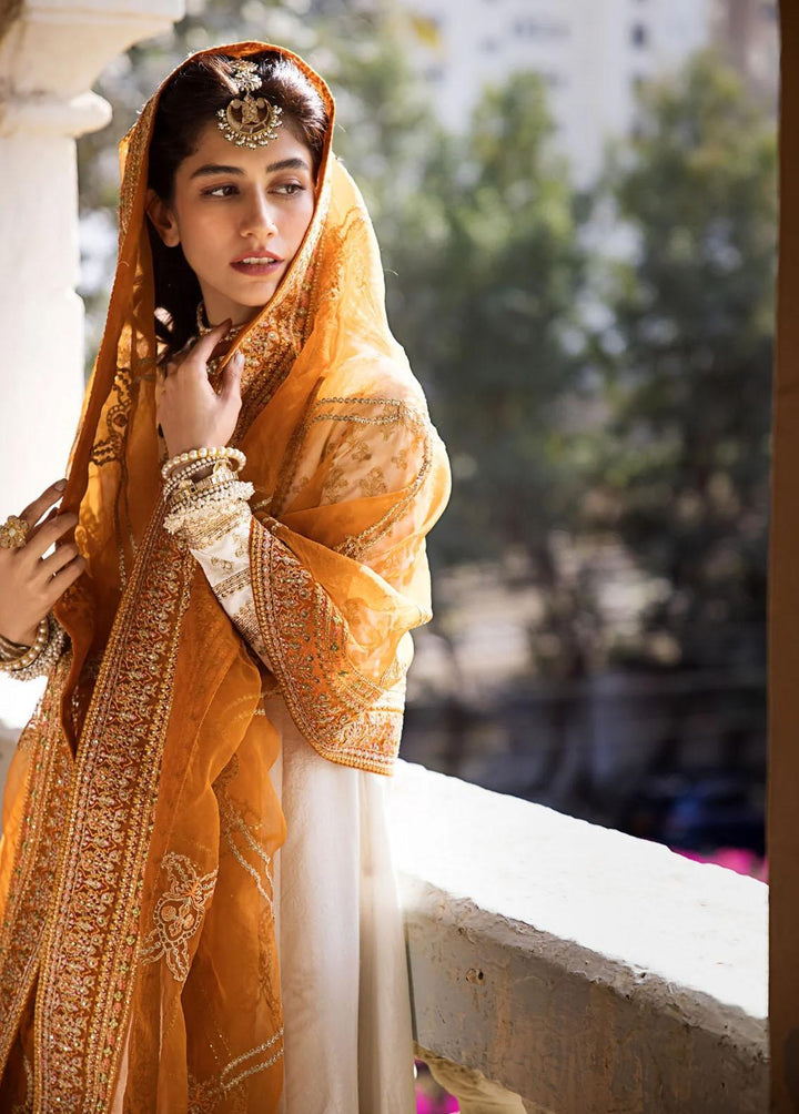 Umaima By Erum Khan Embroidered Raw Silk Suits Unstitched 3 Piece EK23U GHAZAL - Eid Collection
