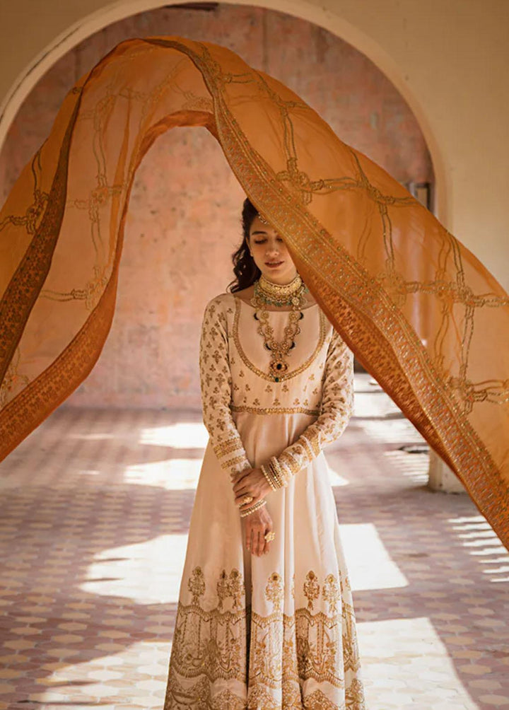 Umaima By Erum Khan Embroidered Raw Silk Suits Unstitched 3 Piece EK23U GHAZAL - Eid Collection