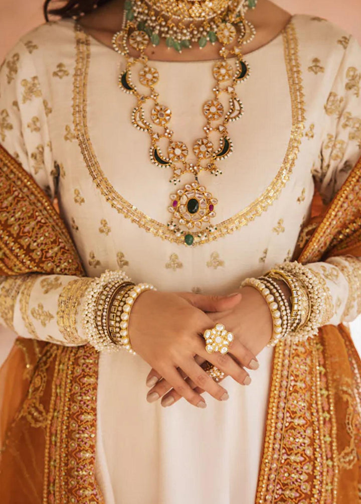 Umaima By Erum Khan Embroidered Raw Silk Suits Unstitched 3 Piece EK23U GHAZAL - Eid Collection