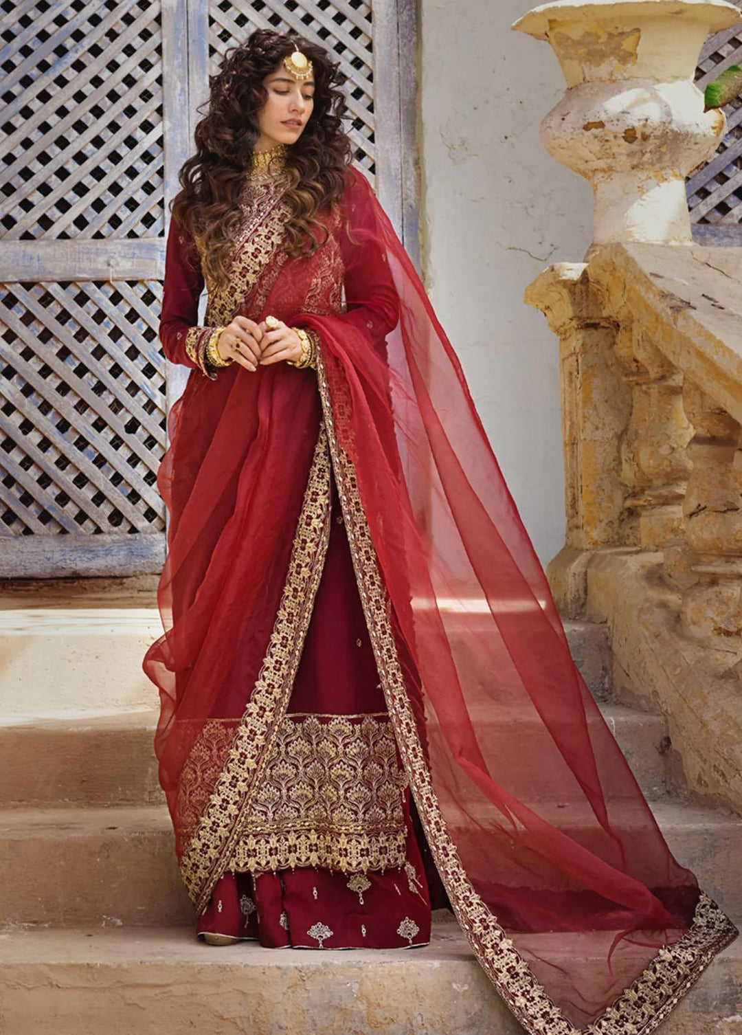 Umaima By Erum Khan Embroidered Raw Silk Suits Unstitched 3 Piece EK23U RUMMAISA - Eid Collection