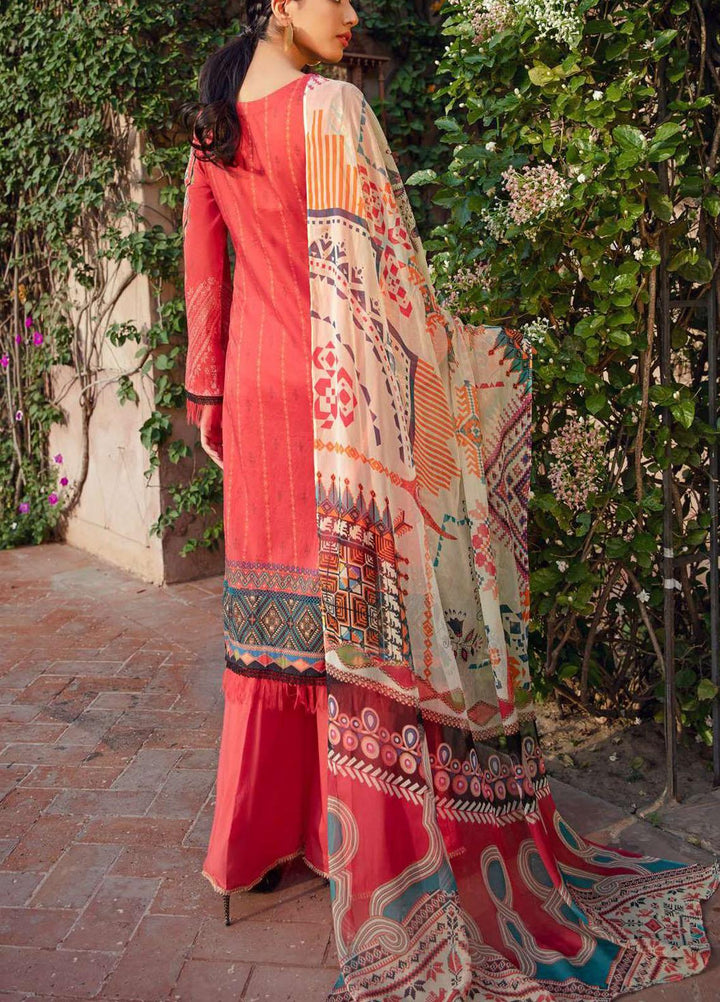 Umang by Motifz Embroidered Lawn Suits Unstitched 3 Piece MT21-LU2 2890 Arabseque - Summer Collection