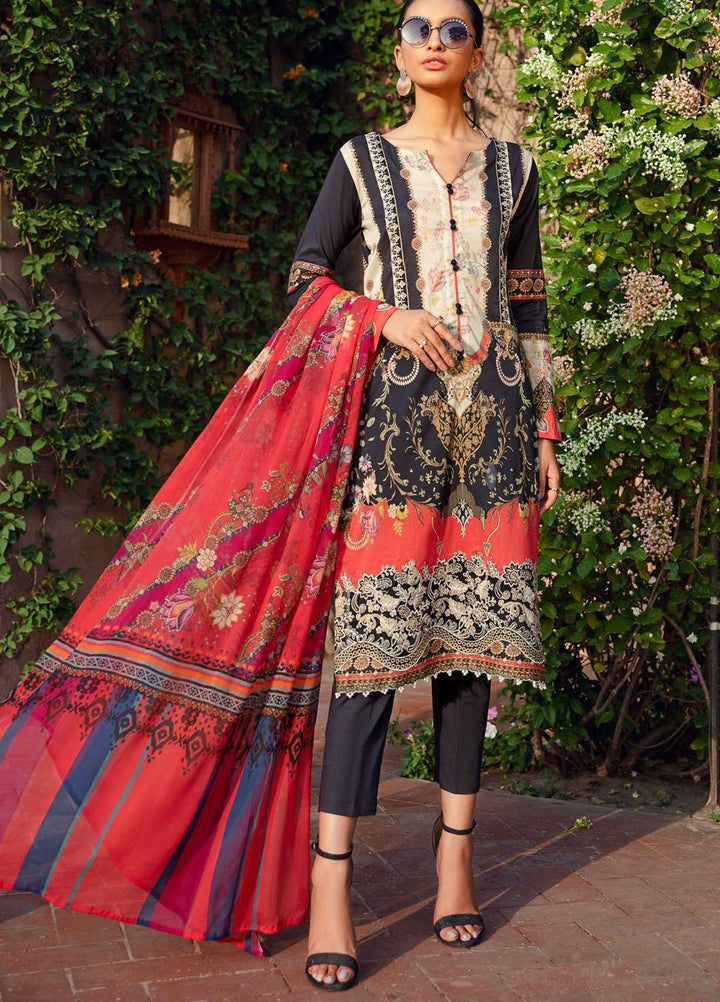Umang by Motifz Embroidered Lawn Suits Unstitched 3 Piece MT21-LU2 2893 Celtic - Summer Collection