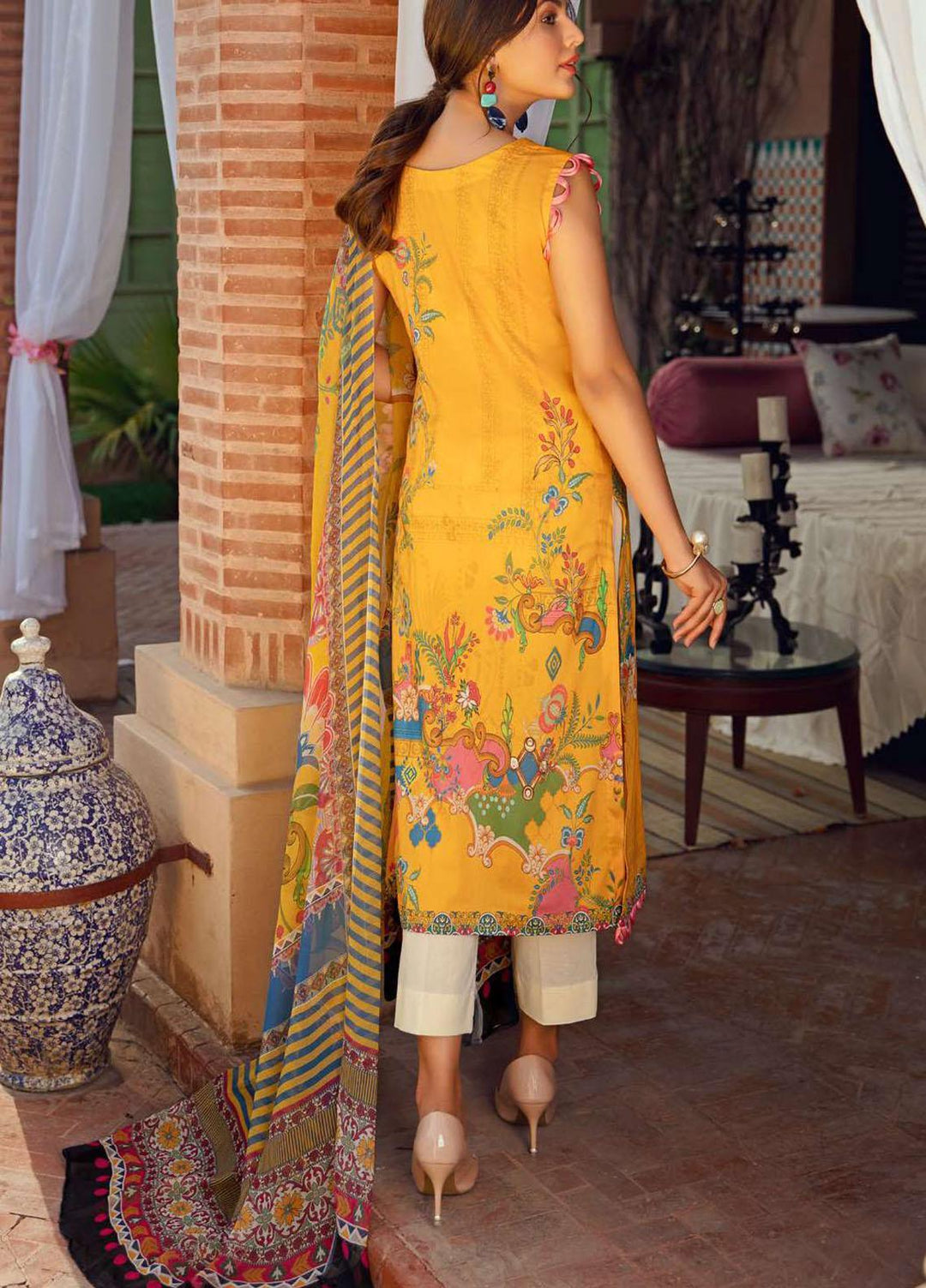 Umang by Motifz Embroidered Lawn Suits Unstitched 3 Piece MT21-LU2 2896 Eveline - Summer Collection