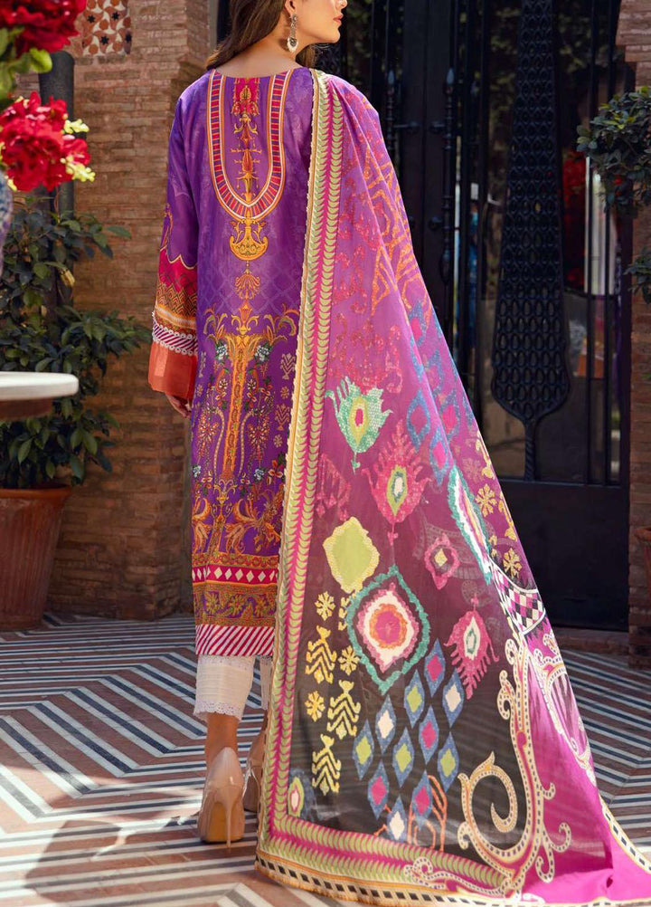 Umang by Motifz Embroidered Lawn Suits Unstitched 3 Piece MT21-LU2 2898 Crimson Garden - Summer Collection