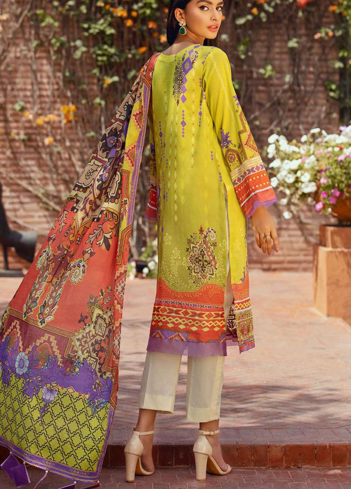 Umang by Motifz Embroidered Lawn Suits Unstitched 3 Piece MT21-LU2 2899 Monotribe - Summer Collection