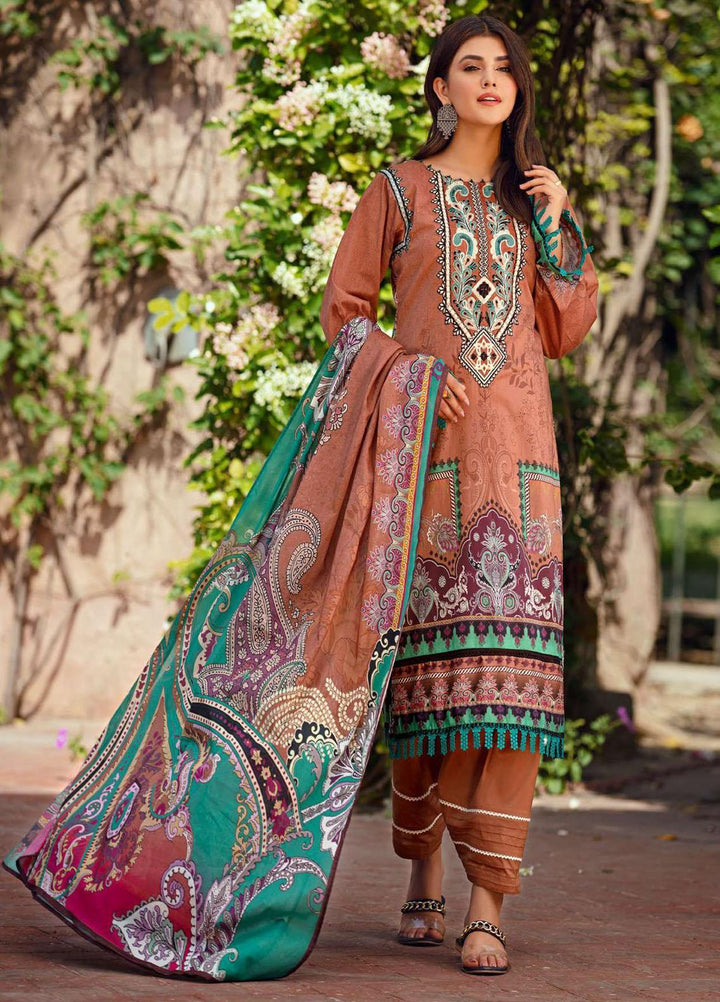 Umang by Motifz Embroidered Lawn Suits Unstitched 3 Piece MT21-LU2 2902 Gisella - Summer Collection