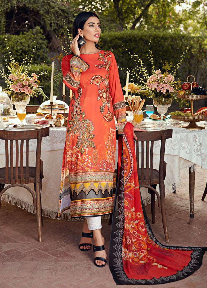 Umang by Motifz Embroidered Lawn Suits Unstitched 3 Piece MT21-LU2 2903 Limogcs - Summer Collection