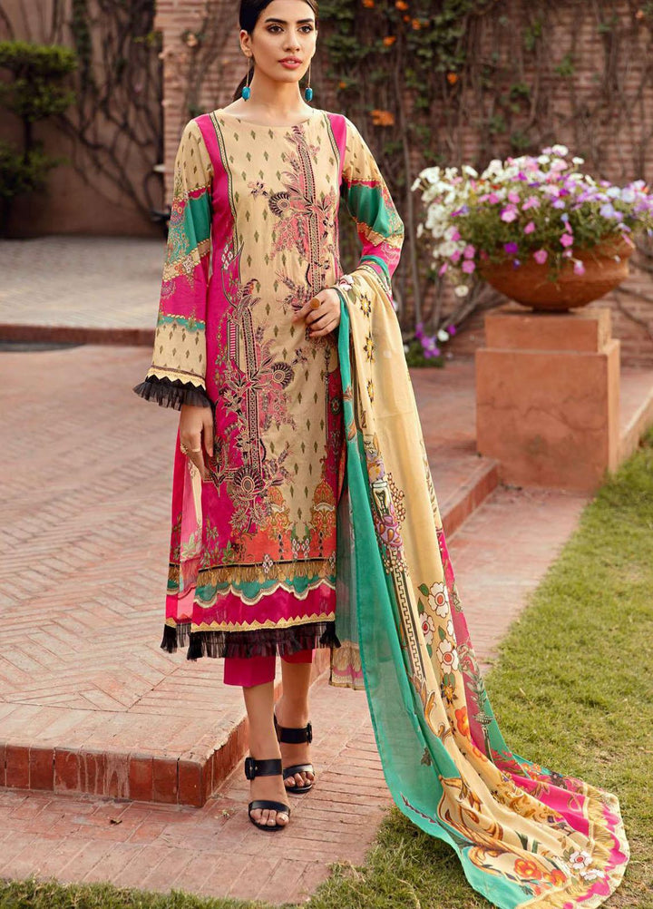 Umang by Motifz Embroidered Lawn Suits Unstitched 3 Piece MT21-LU2 2905 Aurora - Summer Collection