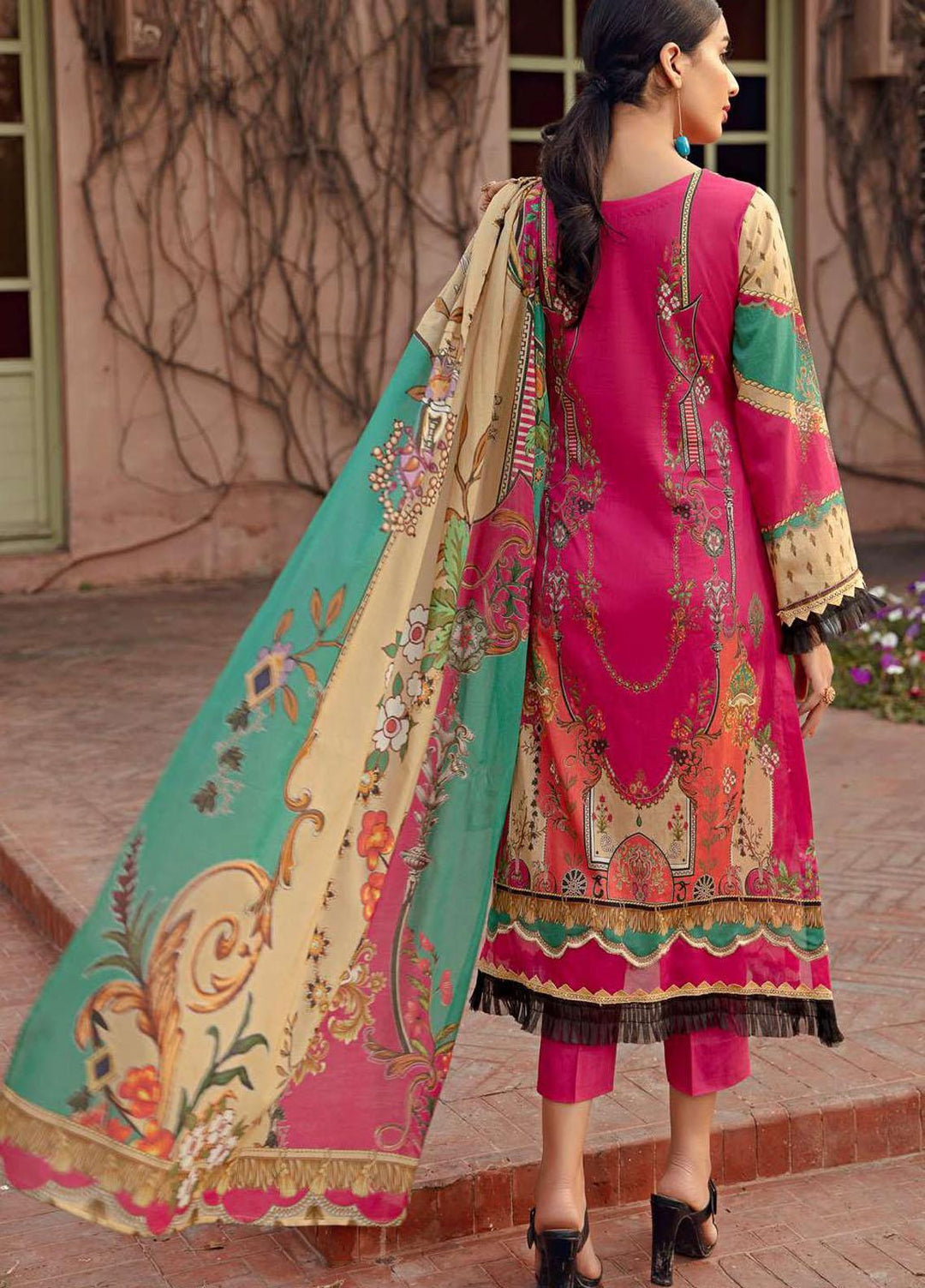 Umang by Motifz Embroidered Lawn Suits Unstitched 3 Piece MT21-LU2 2905 Aurora - Summer Collection