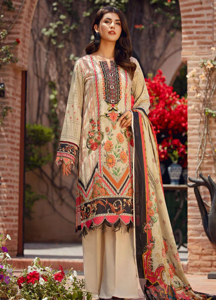 Umang by Motifz Embroidered Lawn Suits Unstitched 3 Piece MT21-LU2 2909 Sansare - Summer Collection