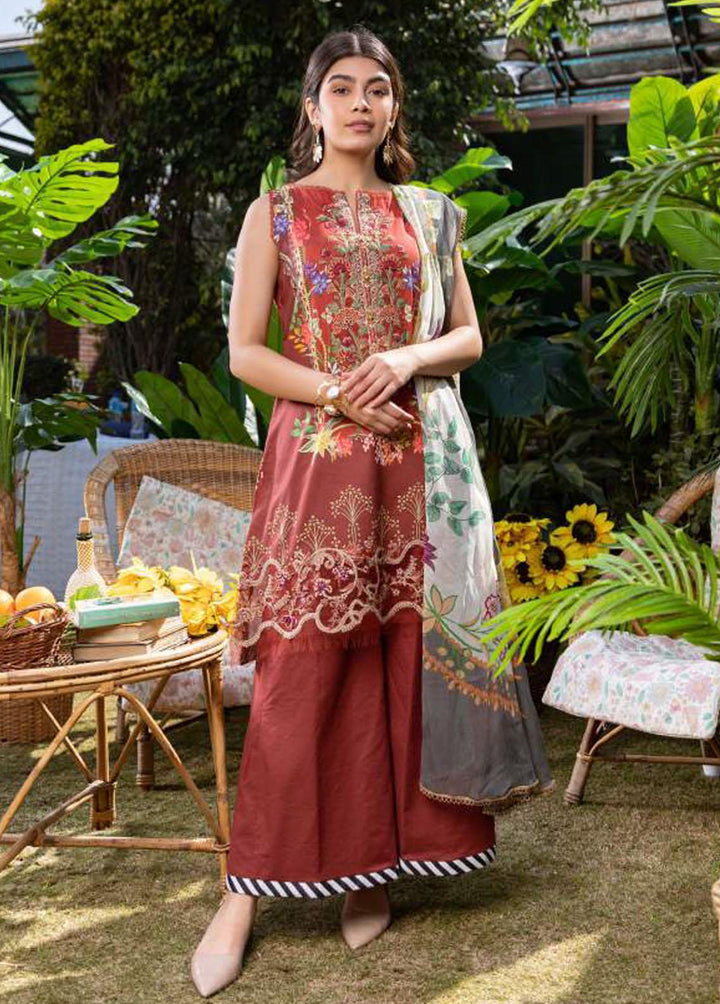 Umang By Motifz Embroidered Lawn Suits Unstitched 3 Piece MT22U 3227 Bella - Summer Collection
