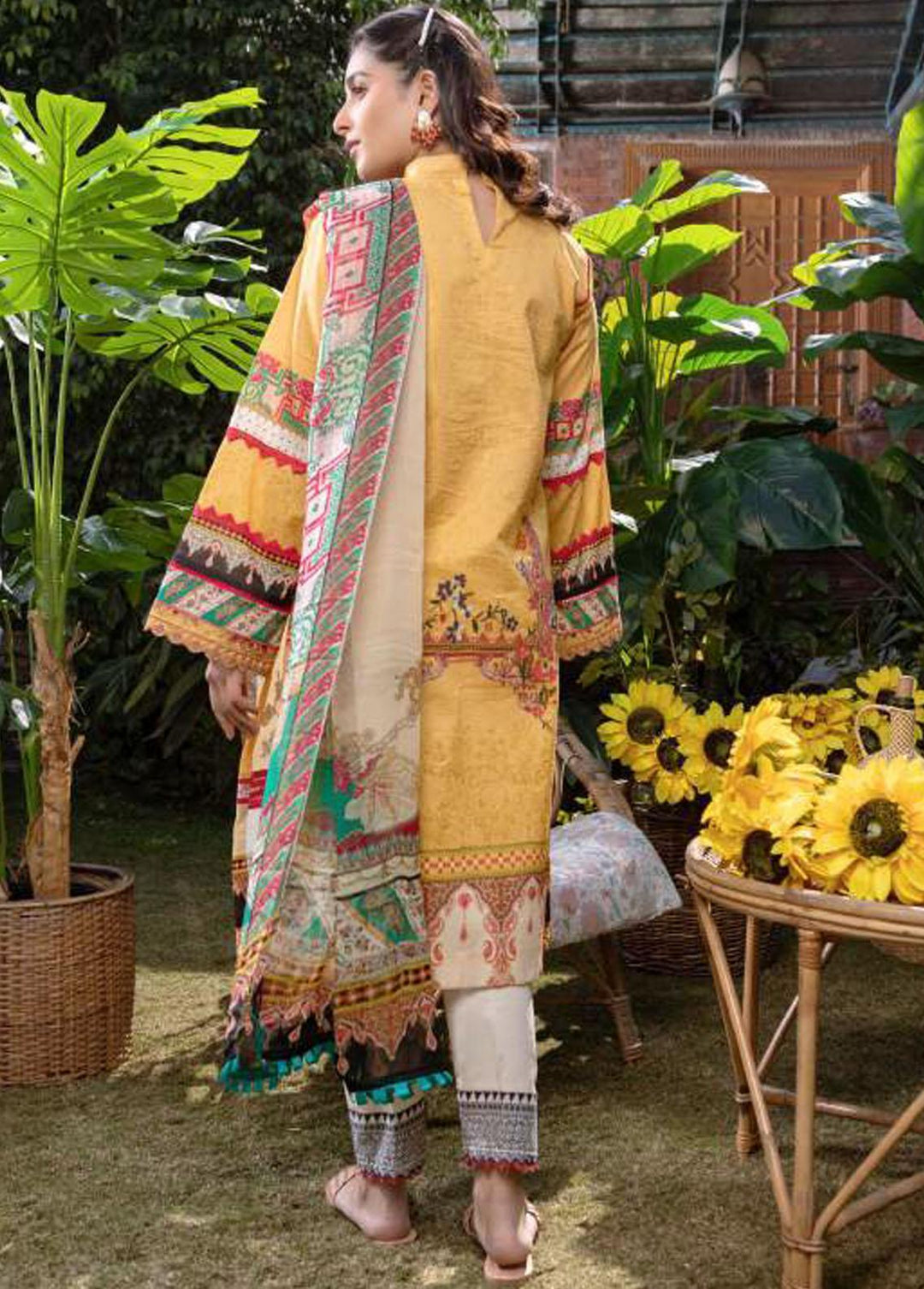 Umang By Motifz Embroidered Lawn Suits Unstitched 3 Piece MT22U 3228 Maril - Summer Collection