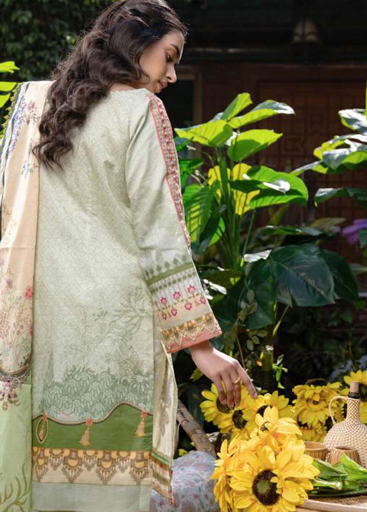 Umang By Motifz Embroidered Lawn Suits Unstitched 3 Piece MT22U 3229 Egret - Summer Collection