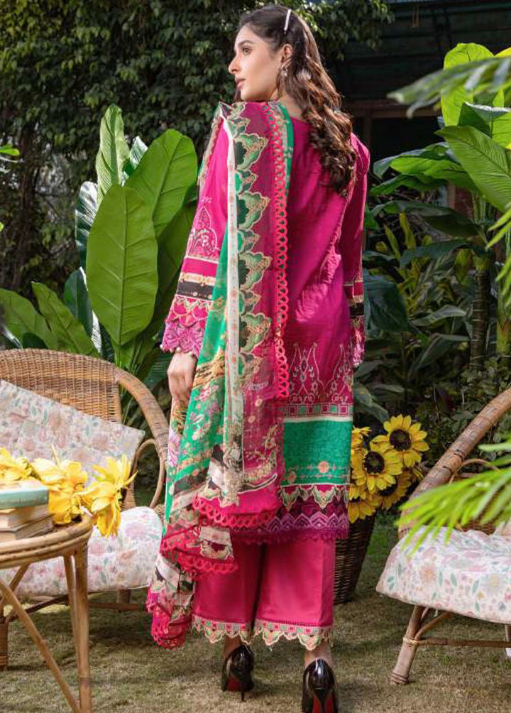 Umang By Motifz Embroidered Lawn Suits Unstitched 3 Piece MT22U 3230 Soul Pink - Summer Collection