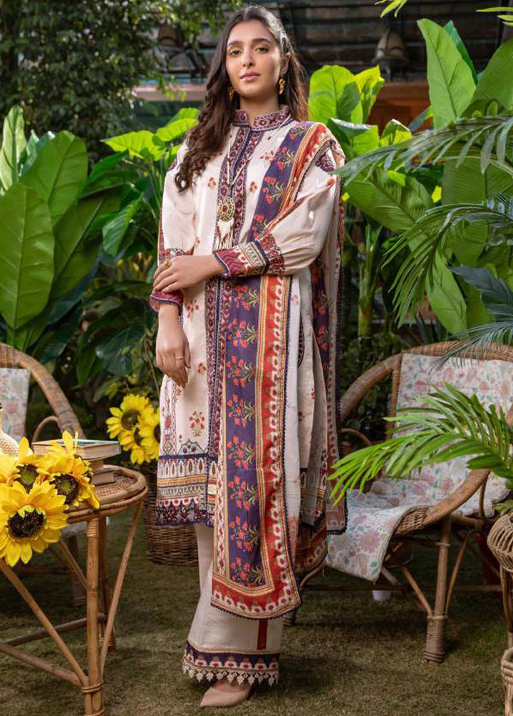 Umang By Motifz Embroidered Lawn Suits Unstitched 3 Piece MT22U 3235 Garland - Summer Collection