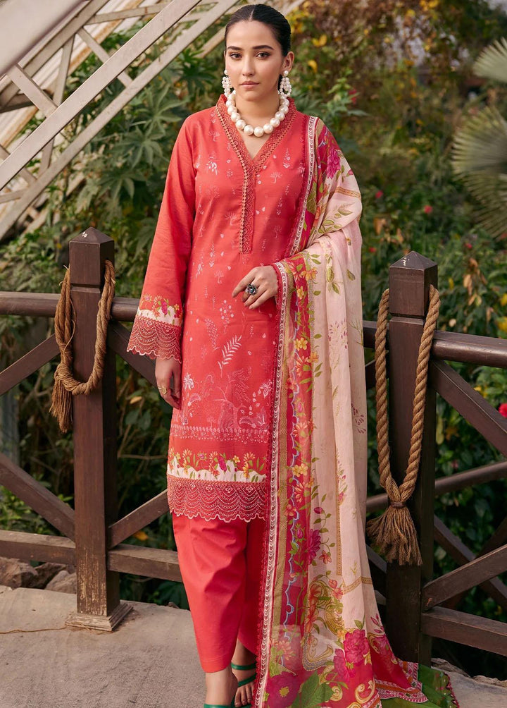 Umang By Motifz Embroidered Lawn Suits Unstitched 3 Piece MT23-U3 MWU03548 Asli - Summer Collection