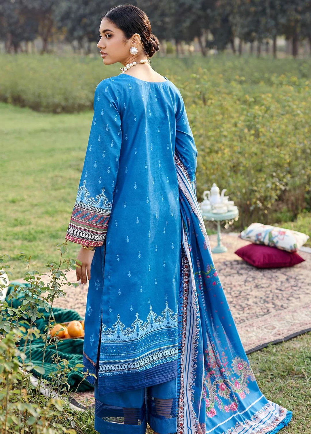Umang By Motifz Embroidered Lawn Suits Unstitched 3 Piece MT23-U3 MWU03550 Alara - Summer Collection