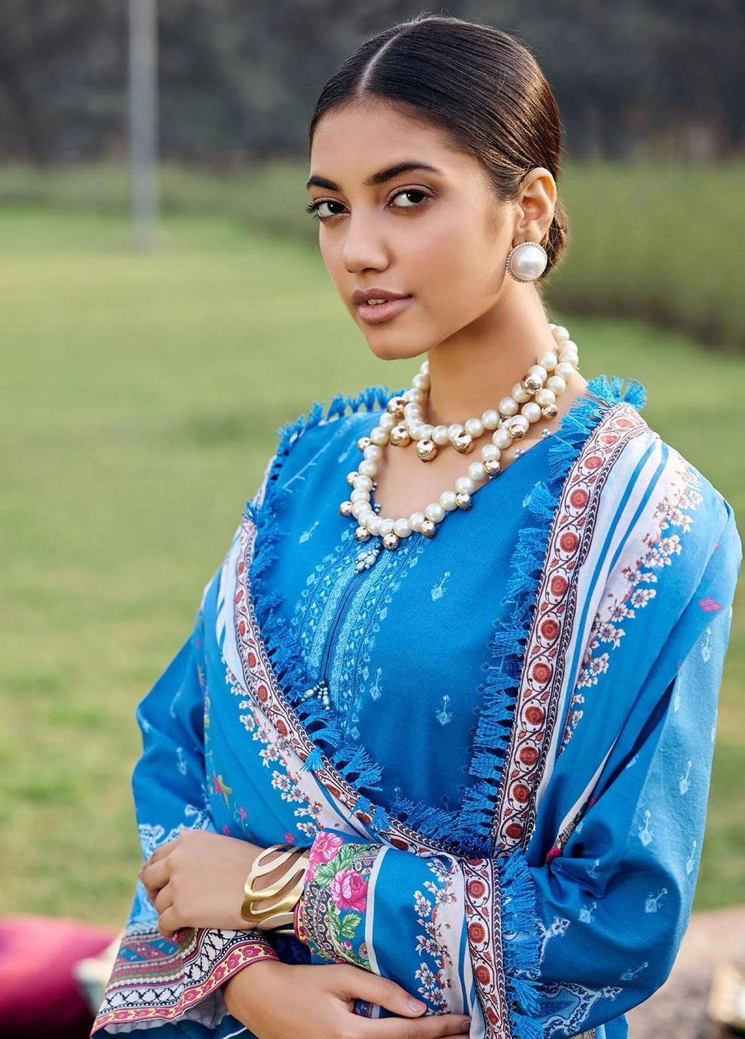 Umang By Motifz Embroidered Lawn Suits Unstitched 3 Piece MT23-U3 MWU03550 Alara - Summer Collection