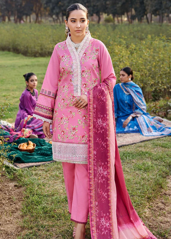 Umang By Motifz Embroidered Lawn Suits Unstitched 3 Piece MT23-U3 MWU03552 Beyza - Summer Collection