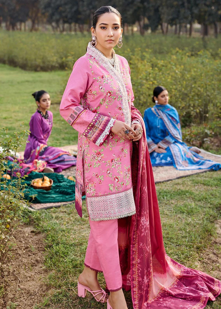 Umang By Motifz Embroidered Lawn Suits Unstitched 3 Piece MT23-U3 MWU03552 Beyza - Summer Collection