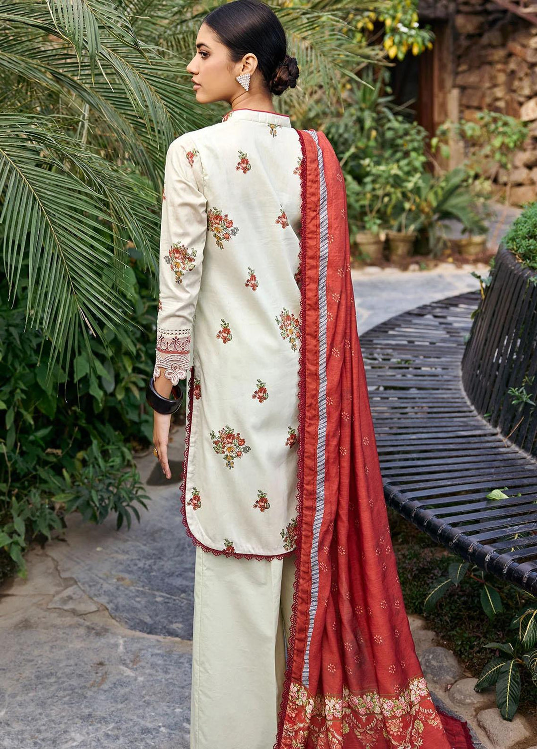 Umang By Motifz Embroidered Lawn Suits Unstitched 3 Piece MT23-U3 MWU03554 Gamze - Summer Collection