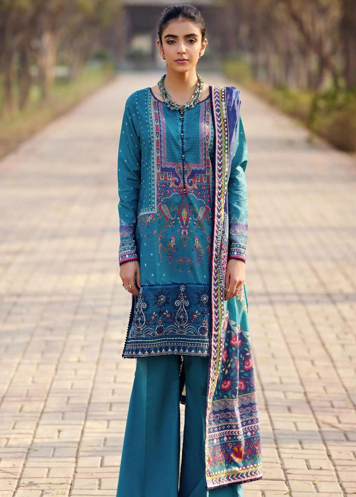 Umang By Motifz Embroidered Lawn Suits Unstitched 3 Piece MT23-U3 MWU03556 Sena - Summer Collection