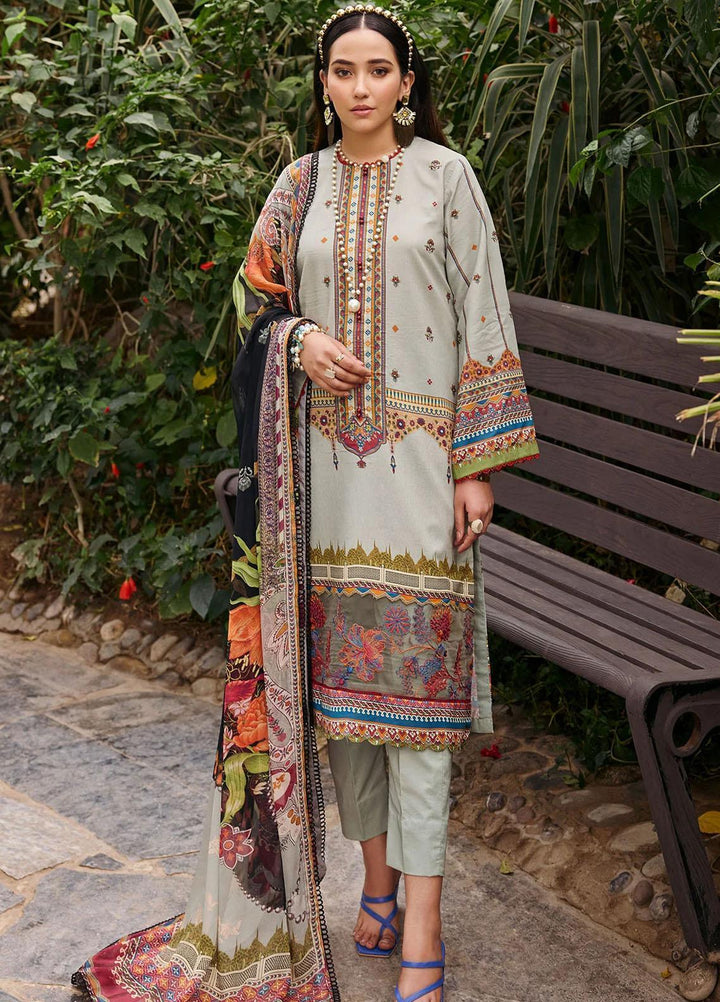 Umang By Motifz Embroidered Lawn Suits Unstitched 3 Piece MT23U-V2 3537-Ahem - Summer Collection