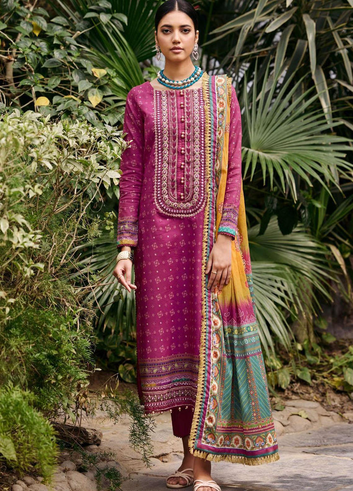 Umang By Motifz Embroidered Lawn Suits Unstitched 3 Piece MT23U-V2 3540-Zoya - Summer Collection