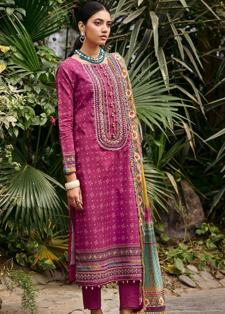 Umang By Motifz Embroidered Lawn Suits Unstitched 3 Piece MT23U-V2 3540-Zoya - Summer Collection