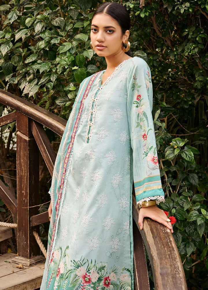 Umang By Motifz Embroidered Lawn Suits Unstitched 3 Piece MT23U-V2 3543-Bano - Summer Collection