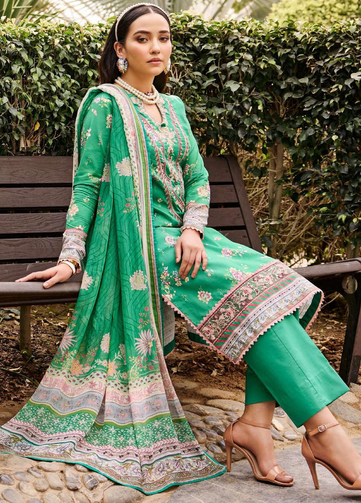 Umang By Motifz Embroidered Lawn Suits Unstitched 3 Piece MT23U MWU03527 Aubergine - Summer Collection