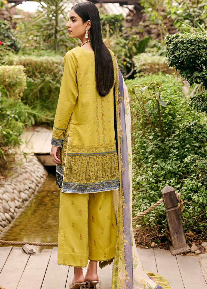Umang By Motifz Embroidered Lawn Suits Unstitched 3 Piece MT23U MWU03532 Cerulean - Summer Collection