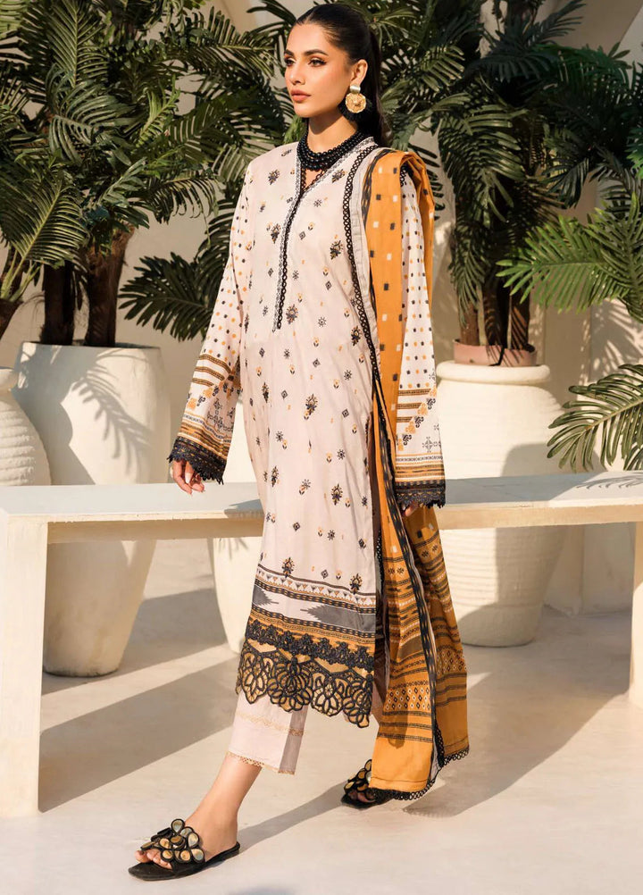 Umang By Motifz Embroidered Lawn Suit Unstitched 3 Piece MT24U 4632 Purvai - Summer Collection