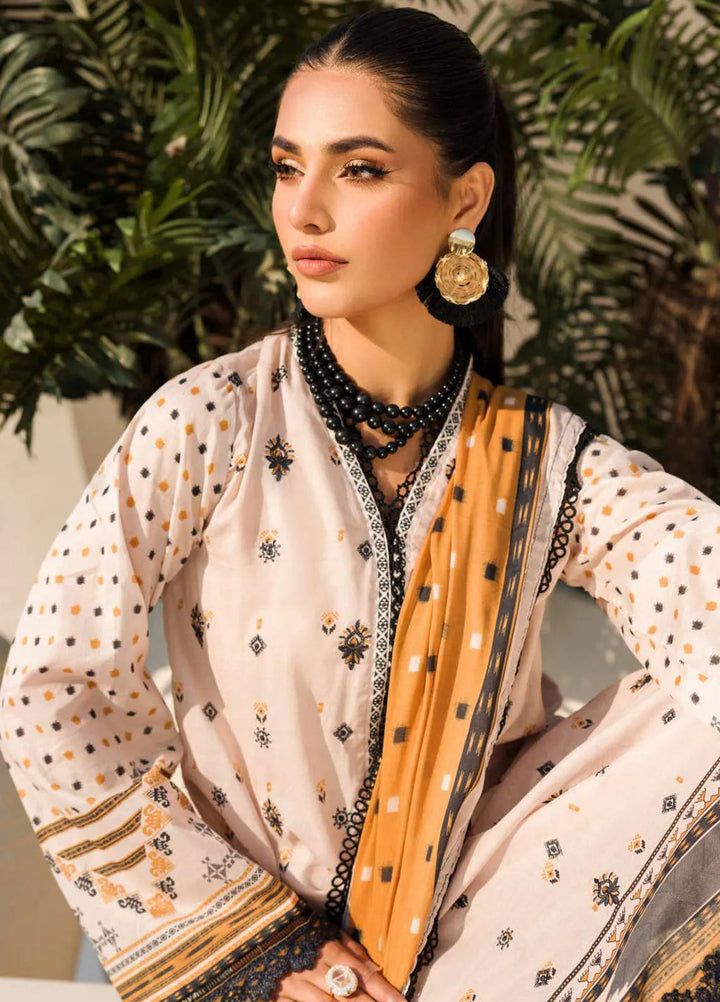 Umang By Motifz Embroidered Lawn Suit Unstitched 3 Piece MT24U 4632 Purvai - Summer Collection