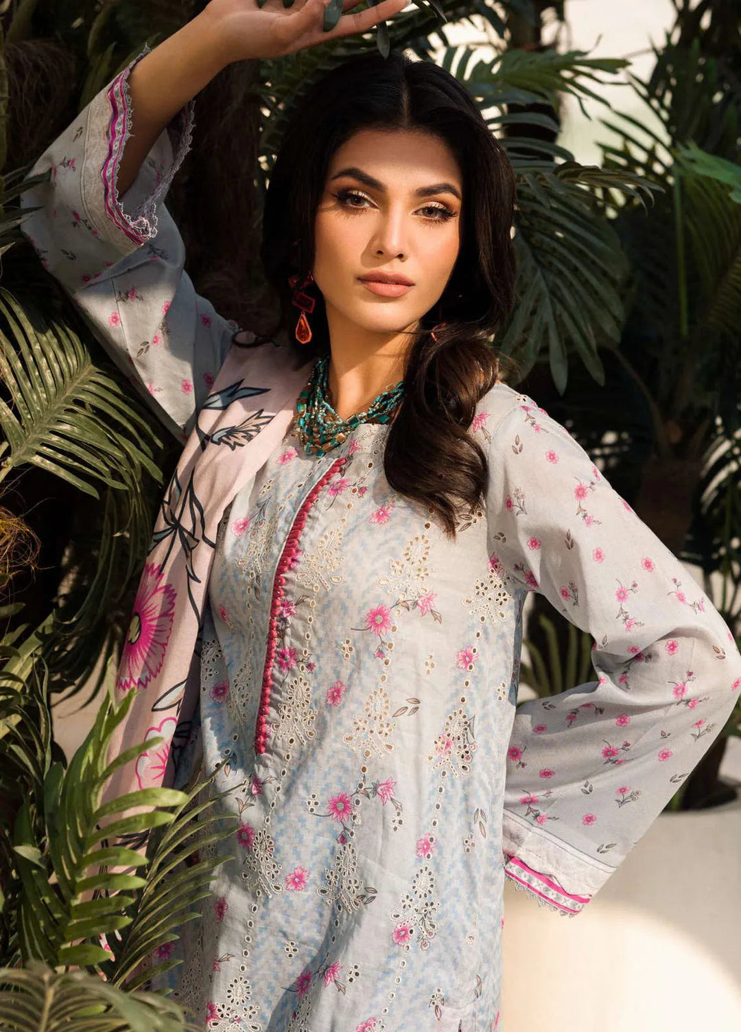 Umang By Motifz Embroidered Lawn Suit Unstitched 3 Piece MT24U 4634 Aaraish - Summer Collection