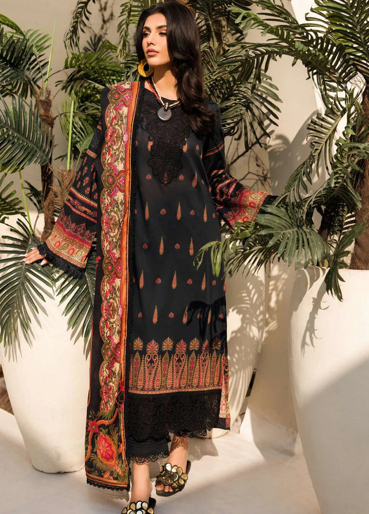 Umang By Motifz Embroidered Lawn Suit Unstitched 3 Piece MT24U 4638 Peridot - Summer Collection