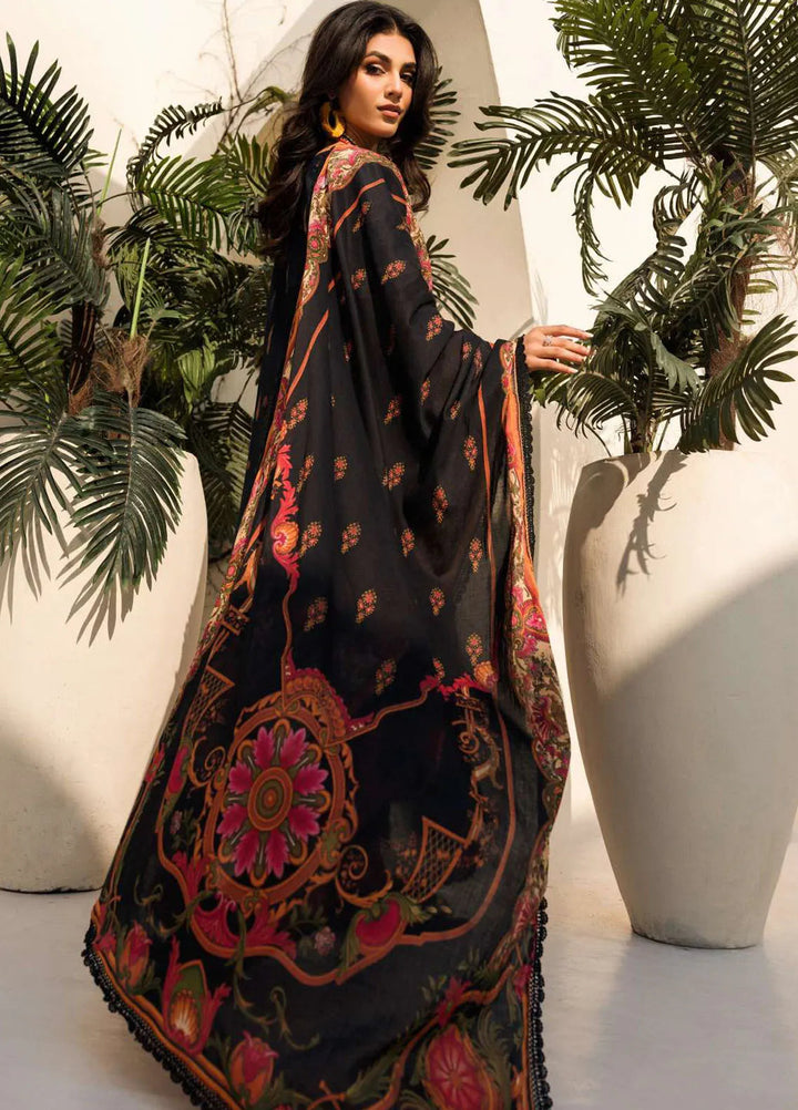 Umang By Motifz Embroidered Lawn Suit Unstitched 3 Piece MT24U 4638 Peridot - Summer Collection