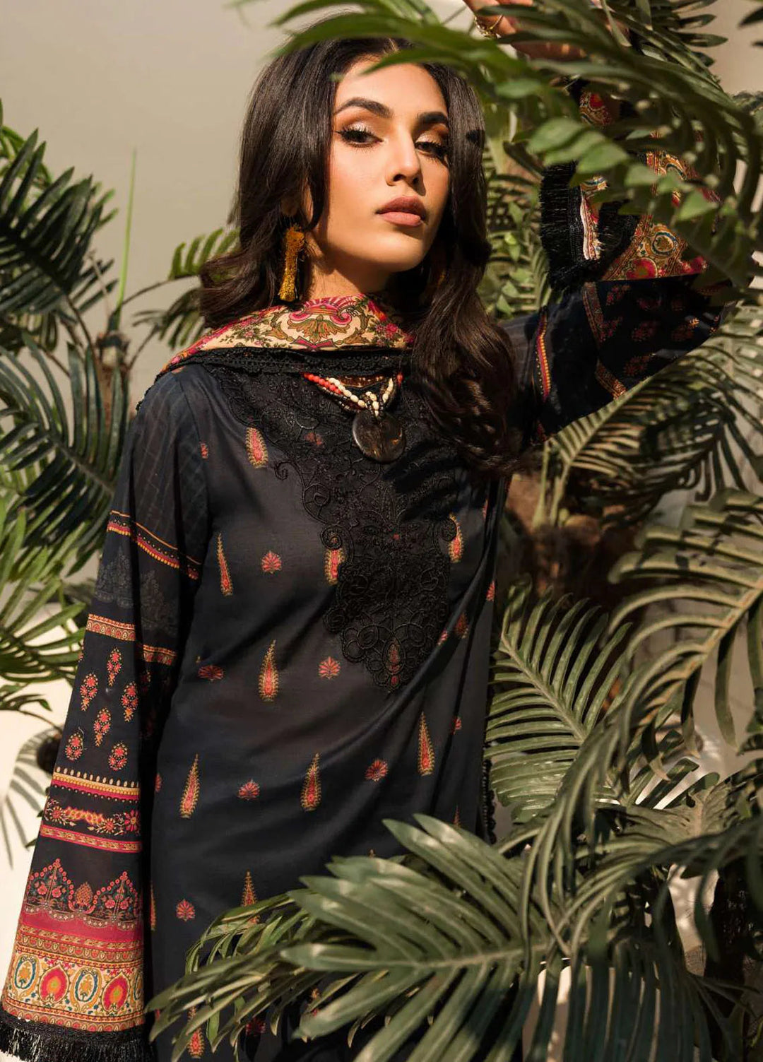 Umang By Motifz Embroidered Lawn Suit Unstitched 3 Piece MT24U 4638 Peridot - Summer Collection