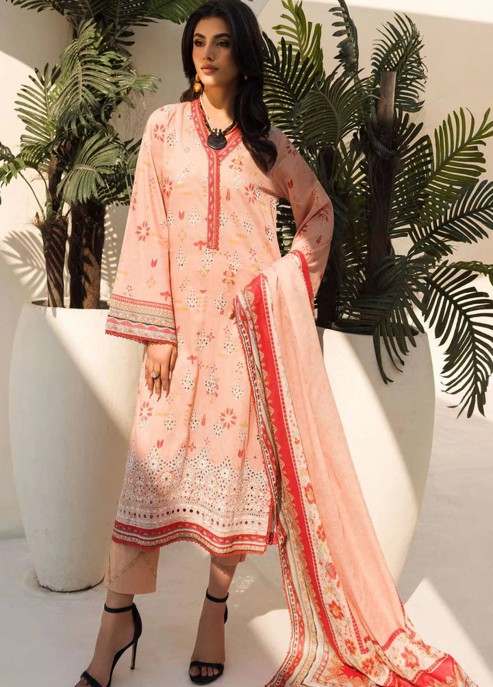Umang By Motifz Embroidered Lawn Suit Unstitched 3 Piece MT24U 4639 Neelkamal - Summer Collection