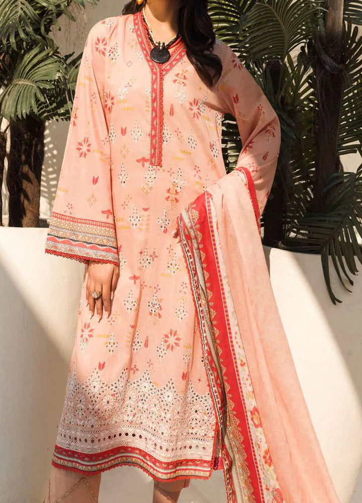Umang By Motifz Embroidered Lawn Suit Unstitched 3 Piece MT24U 4639 Neelkamal - Summer Collection