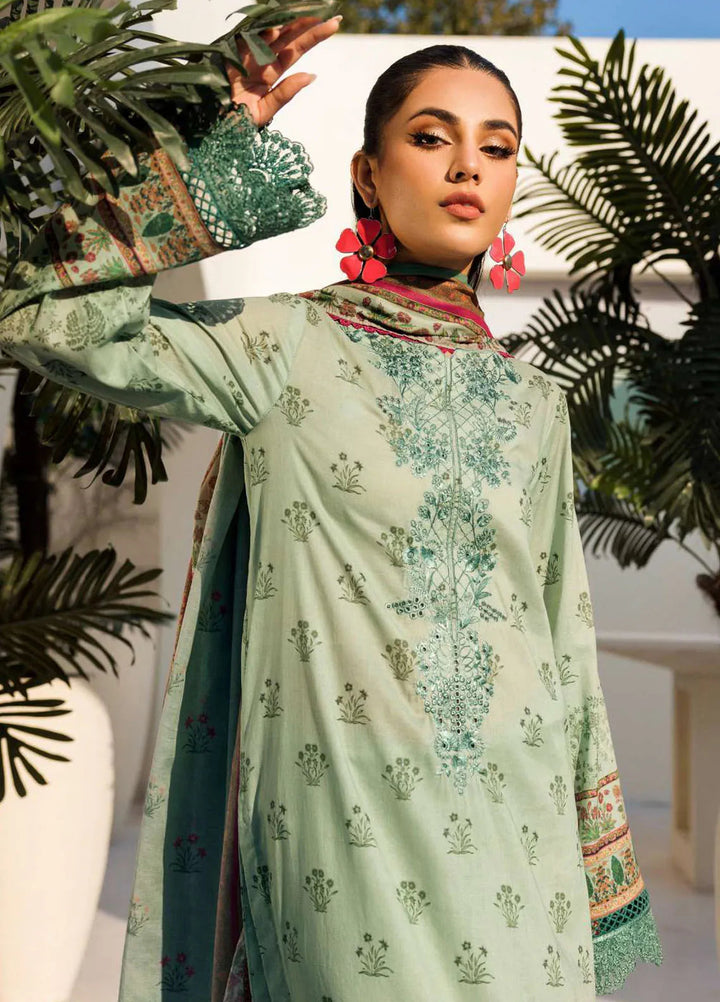Umang By Motifz Embroidered Lawn Suit Unstitched 3 Piece MT24U 4640 Floral Spring - Summer Collection