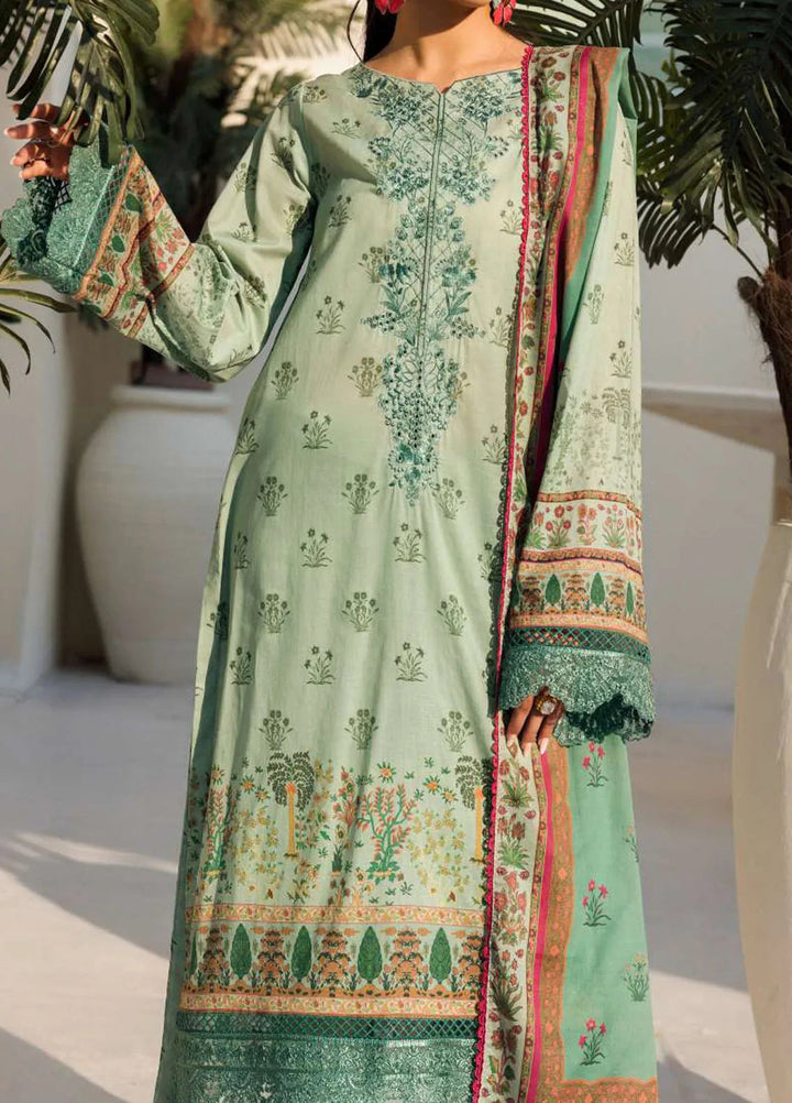 Umang By Motifz Embroidered Lawn Suit Unstitched 3 Piece MT24U 4640 Floral Spring - Summer Collection