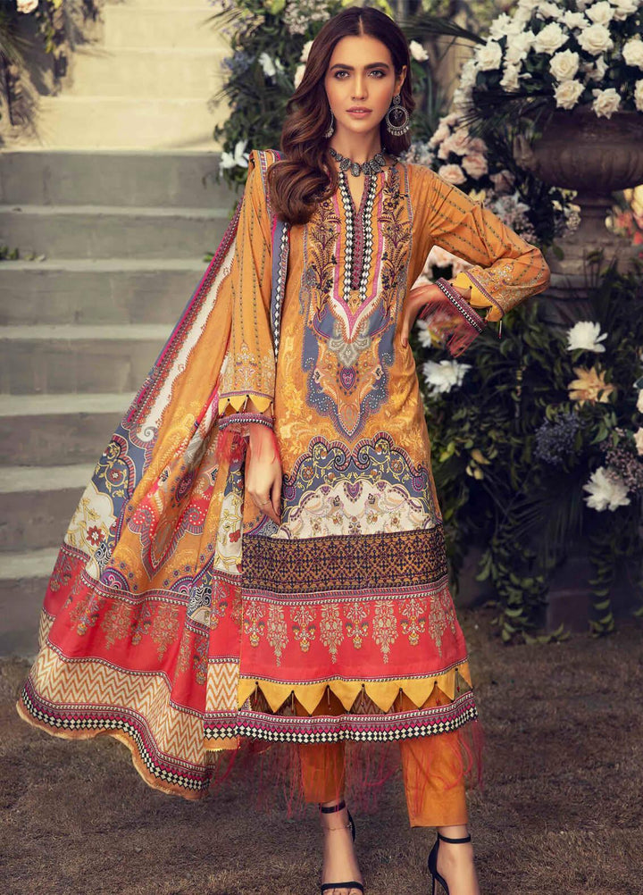 Umang by Motifz Embroidered Lawn Suits Unstitched 3 Piece MT21LU 2813 Ethnic Play - Summer Collection